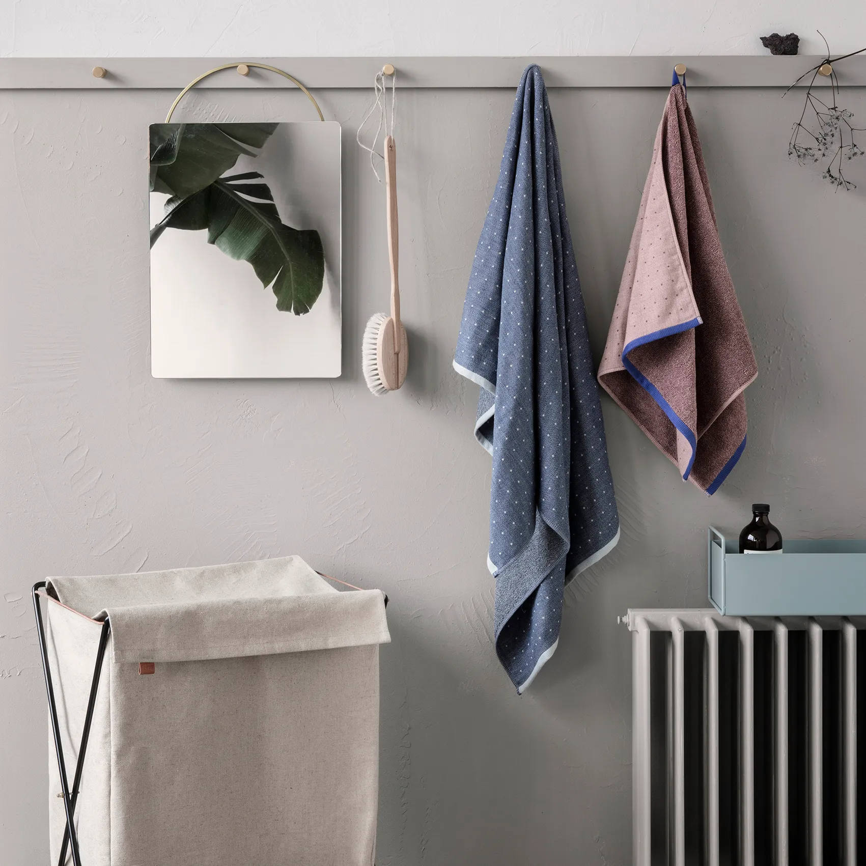 Herman wasmand, Zwart Ferm Living
