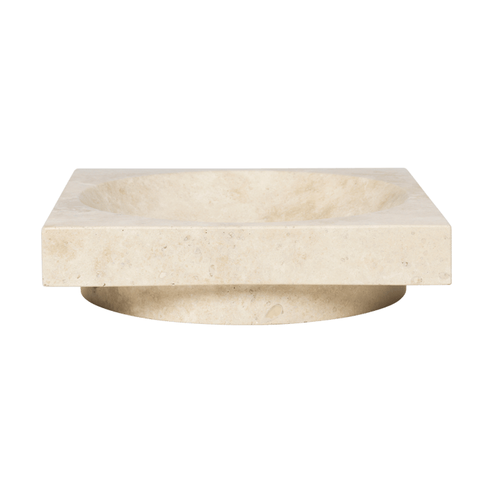 Hew decoratieschaal laag - Travertine - Ferm Living