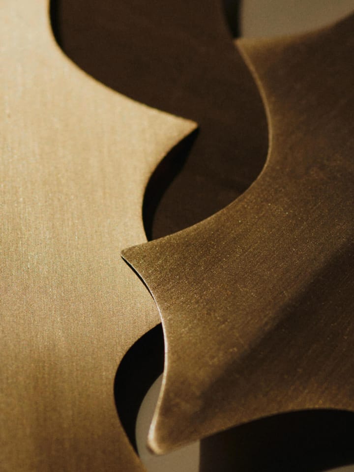 Holly leaf decoratiehanger 13,5 cm 4-pack, Brass Ferm Living