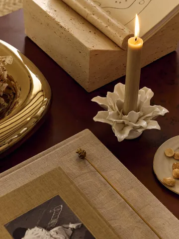 Holly Leaf kandelaar - offwhite - Ferm Living