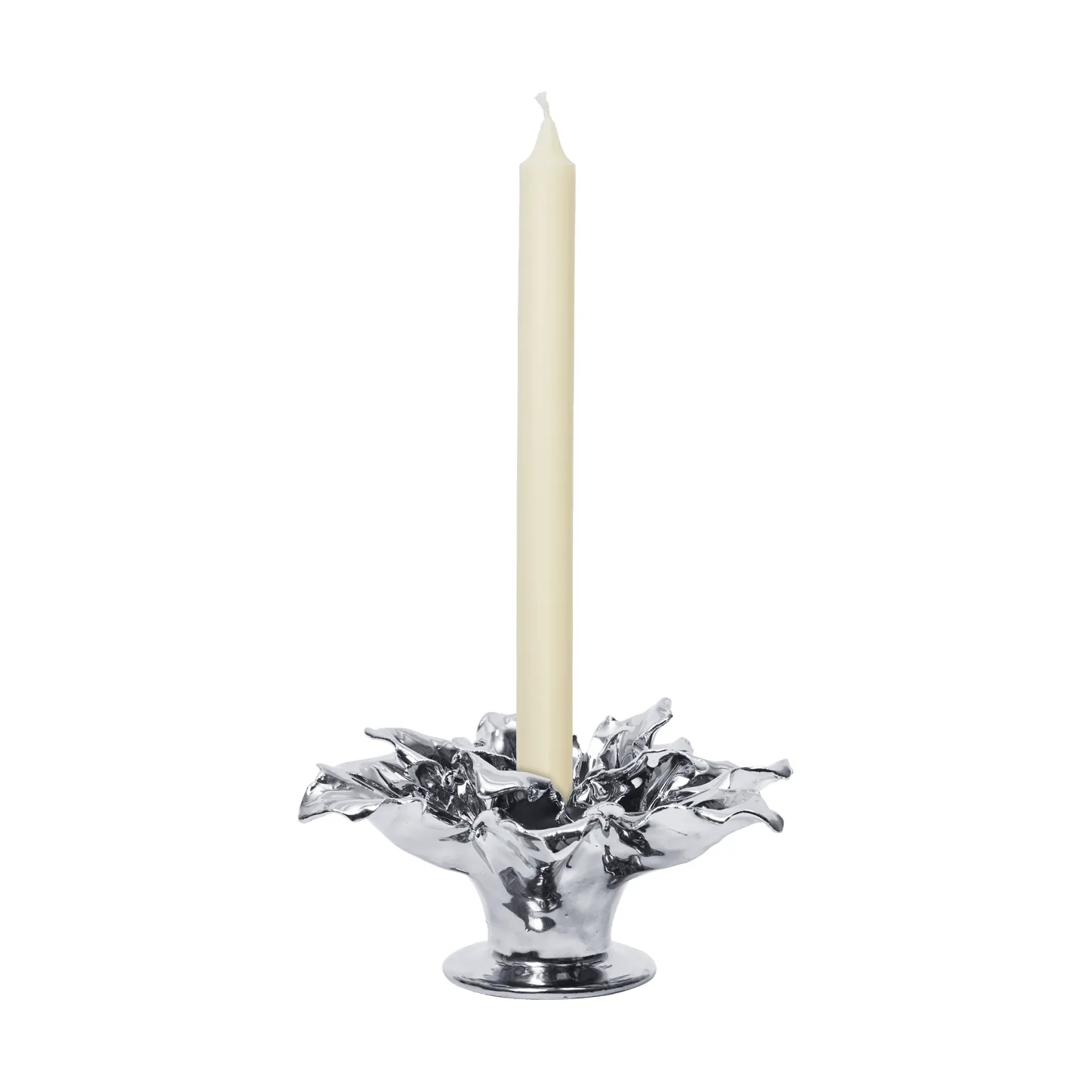 Holly Leaf kandelaar, Zilverkleurig Ferm Living