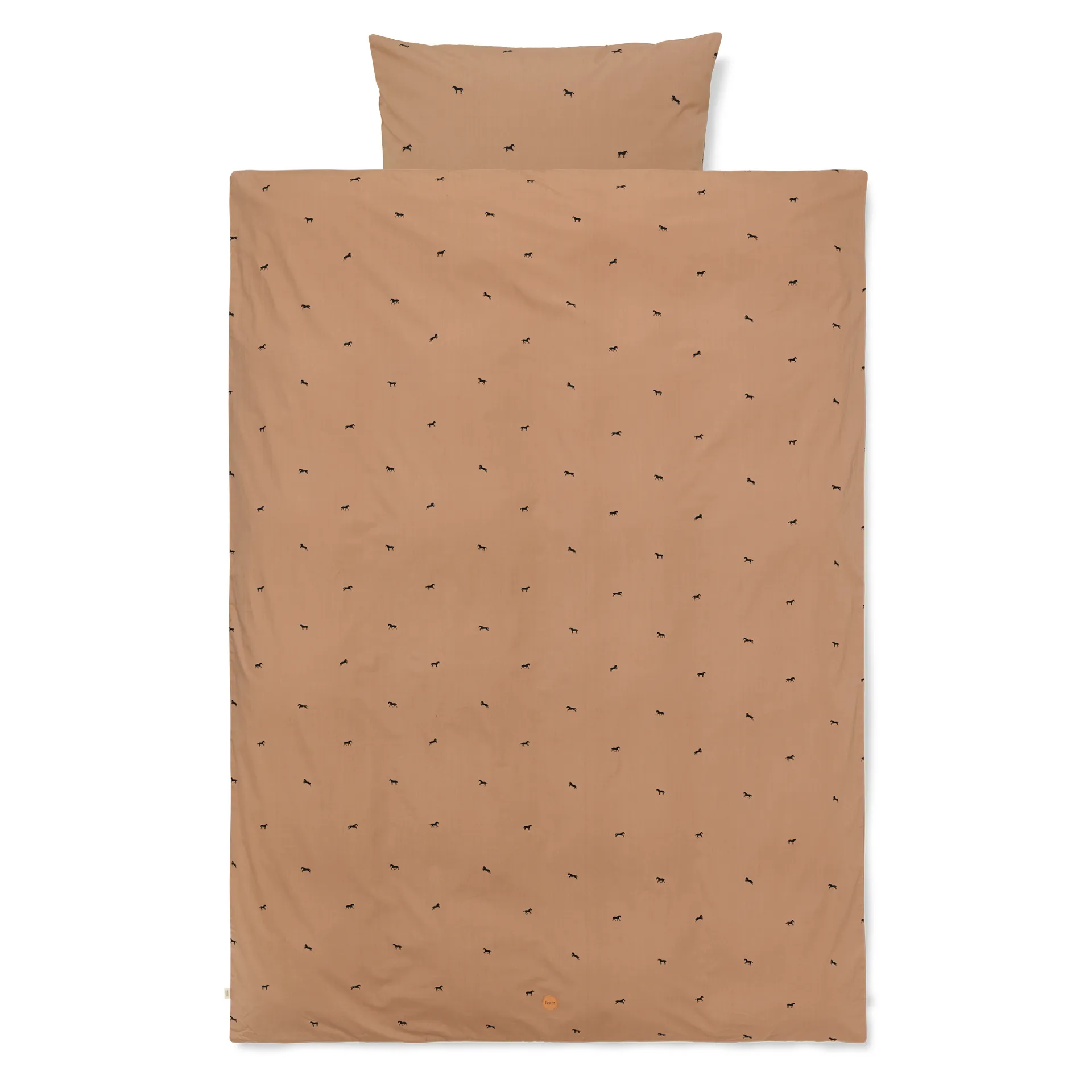 Horse beddengoedset tan, 140x200 cm Ferm Living