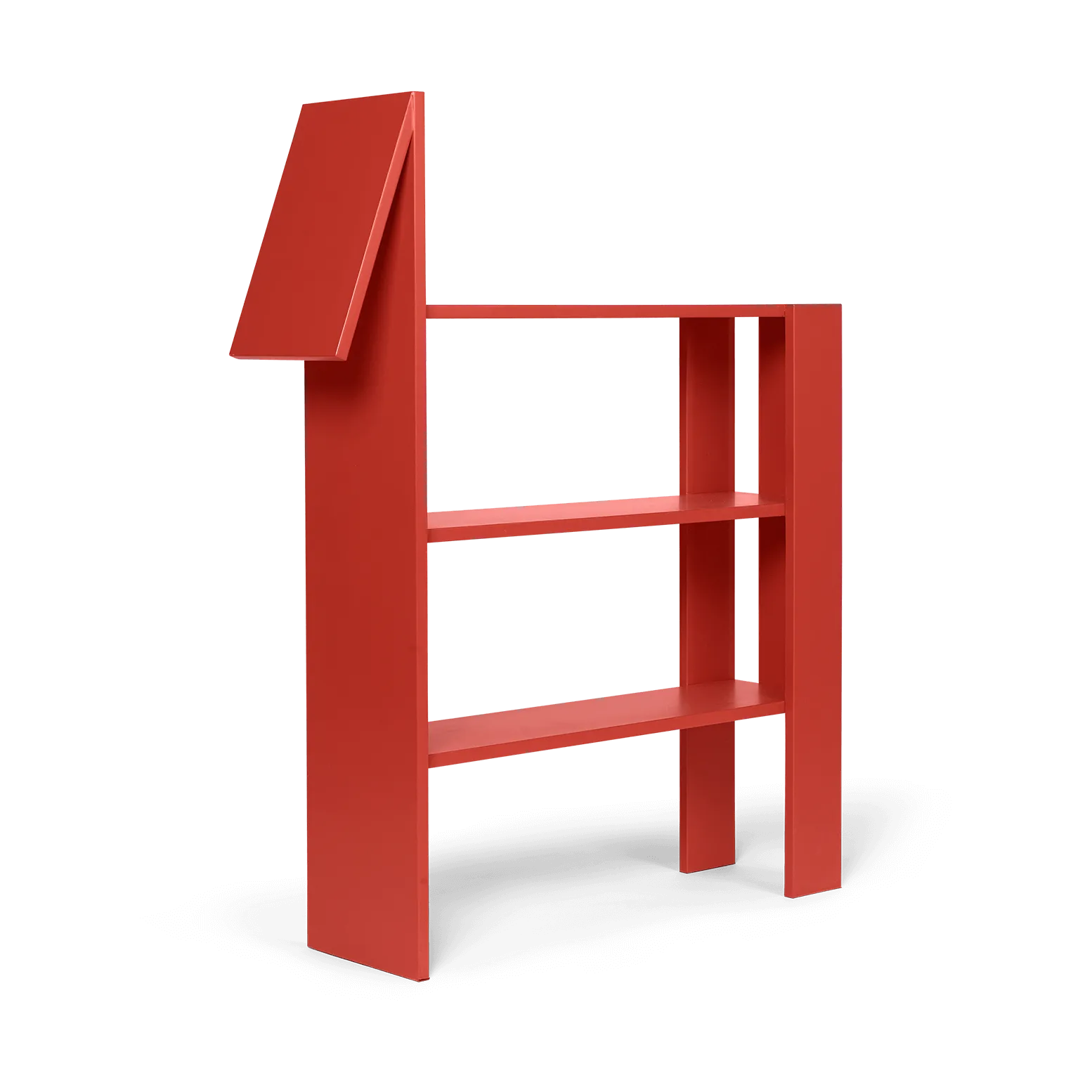 Horse boekenplank 91x111 cm, Poppy Red Ferm Living