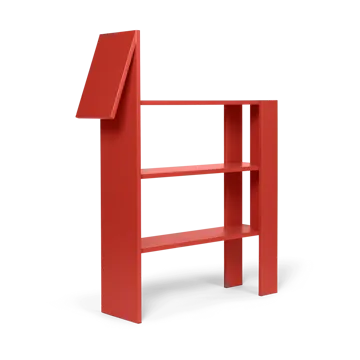 Horse boekenplank 91x111 cm - Poppy Red - Ferm Living