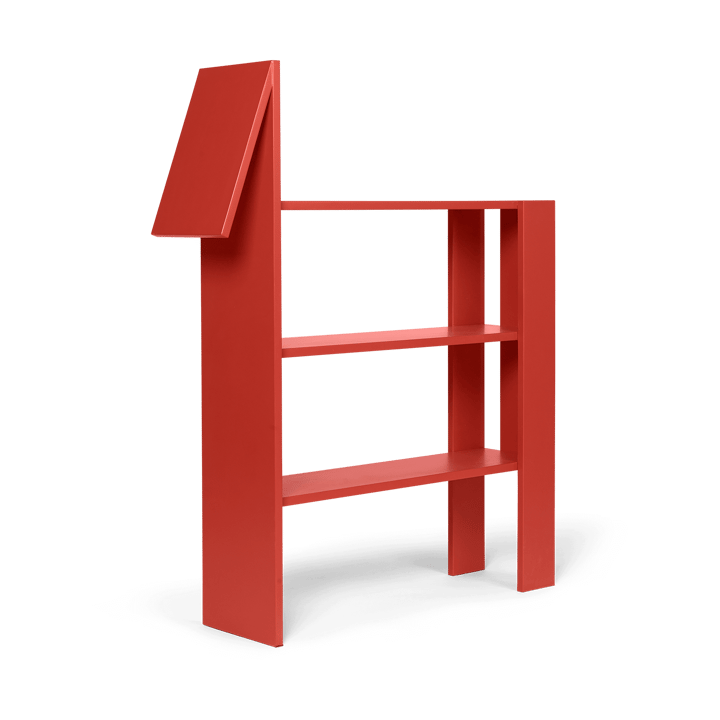 Horse boekenplank 91x111 cm - Poppy Red - Ferm LIVING