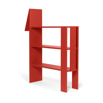 Horse boekenplank 91x111 cm - Poppy Red - Ferm Living