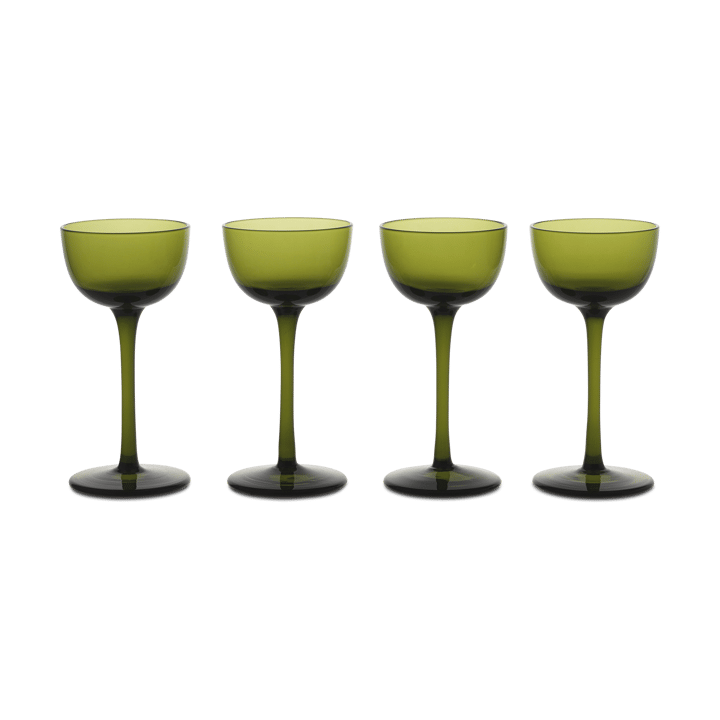 Host likeurglas 4-pack - Mosgroen - Ferm LIVING