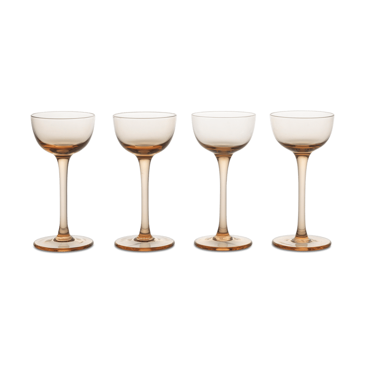 Host likeurglas 4-pack - Rood worden - Ferm Living