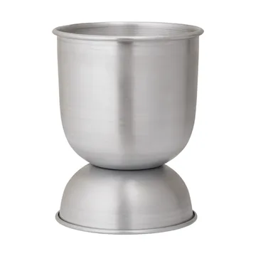 Hourglass bloempot extra small Ø21 cm - Aluminium - Ferm Living