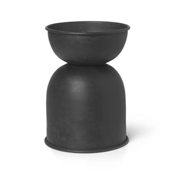 Hourglass bloempot extra small Ø21 cm - Zwart-donkergrijs - Ferm Living