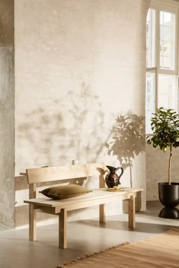 Hourglass bloempot klein Ø30 cm - Zwart-donkergrijs - Ferm Living