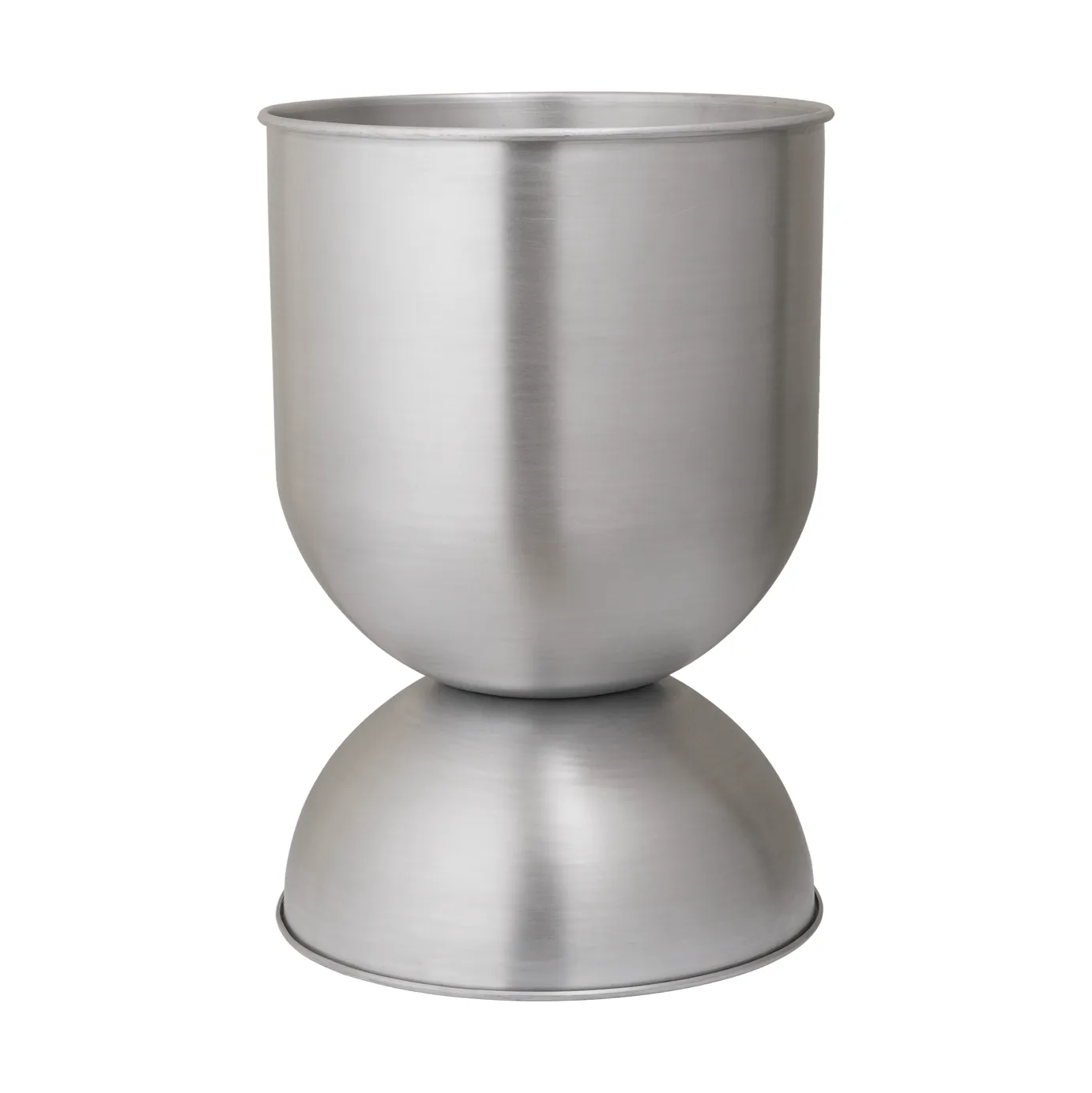 Hourglass bloempot medium Ø40 cm, Aluminium Ferm Living