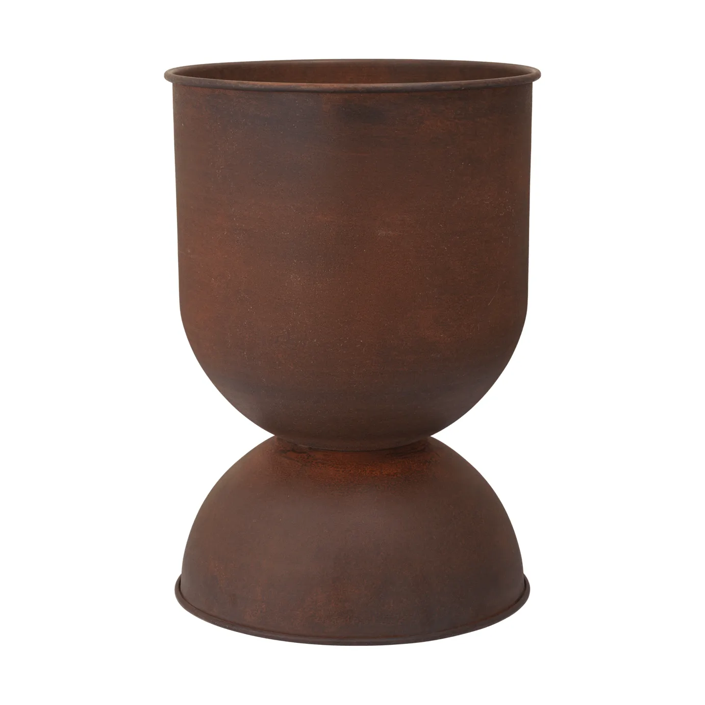 Hourglass bloempot medium Ø40 cm, Roest Ferm Living