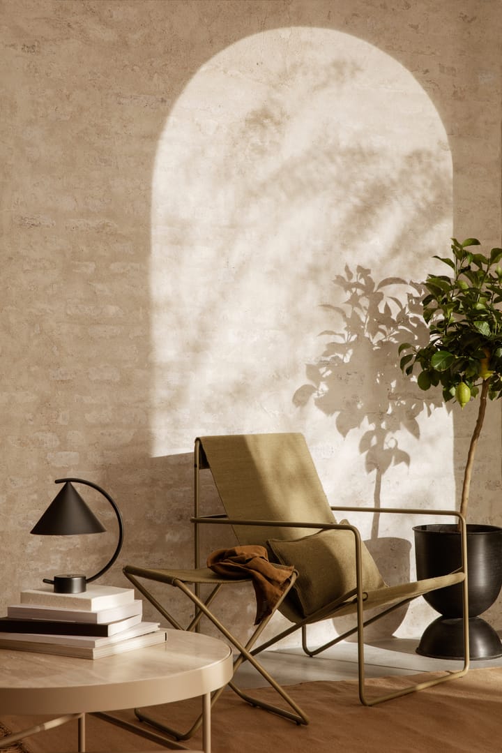 Hourglass pot groot Ø50 cm, Zwart-donkergrijs Ferm Living