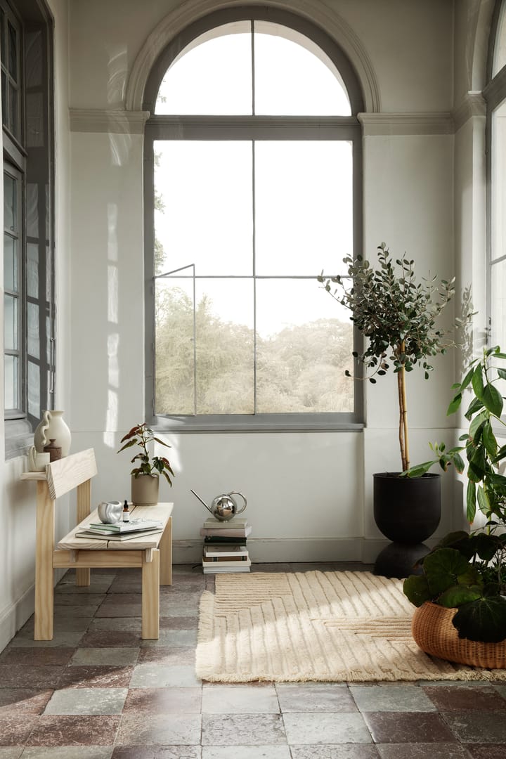 Hourglass pot medium Ø41 cm, Zwart-donkergrijs Ferm Living
