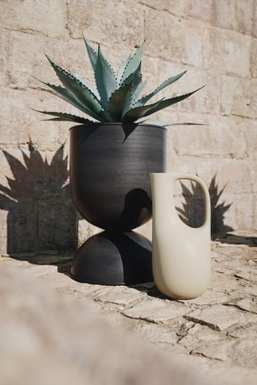 Hourglass pot medium Ø41 cm - Zwart-donkergrijs - Ferm Living