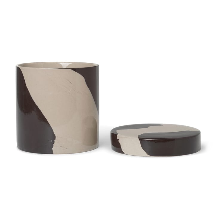Inlay voorraadpot Ø14,5 cm, Sand-brown Ferm Living