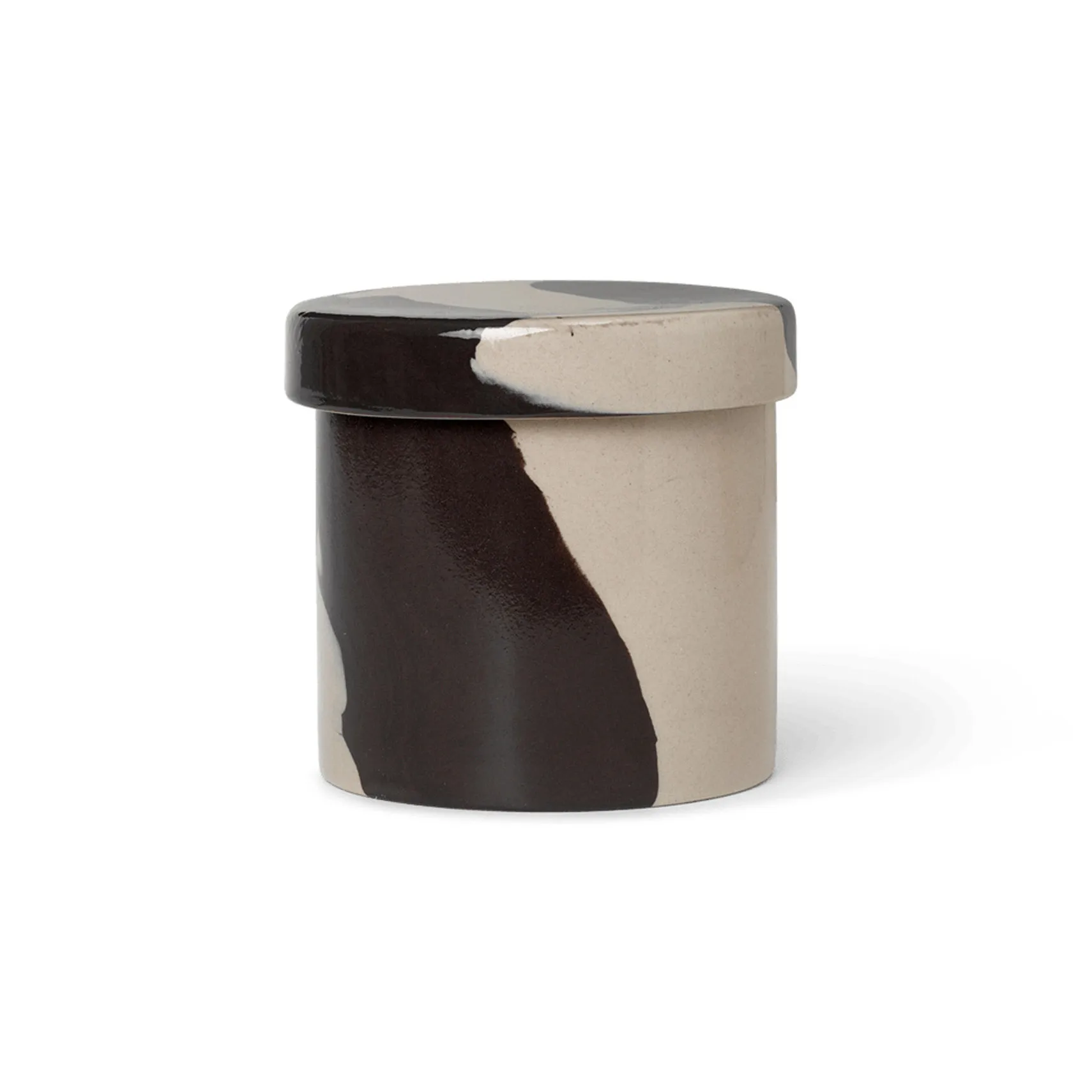 Inlay voorraadpot Ø9,8 cm, Sand-brown Ferm Living