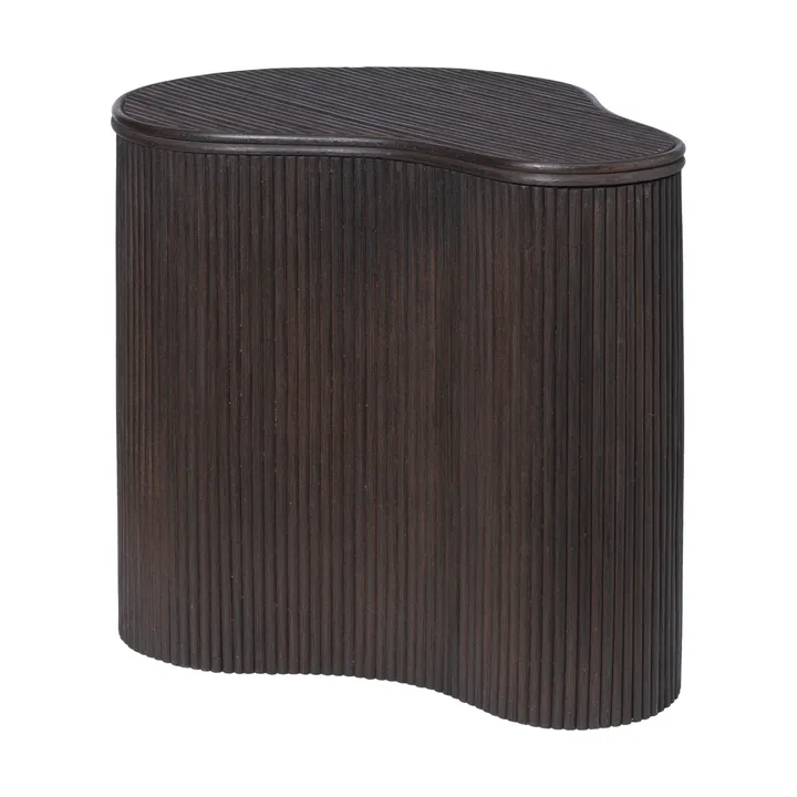 Isola bijzettafel met opbergruimte - Dark stained - Ferm Living