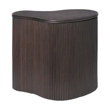 Isola bijzettafel met opbergruimte - Dark stained - Ferm Living