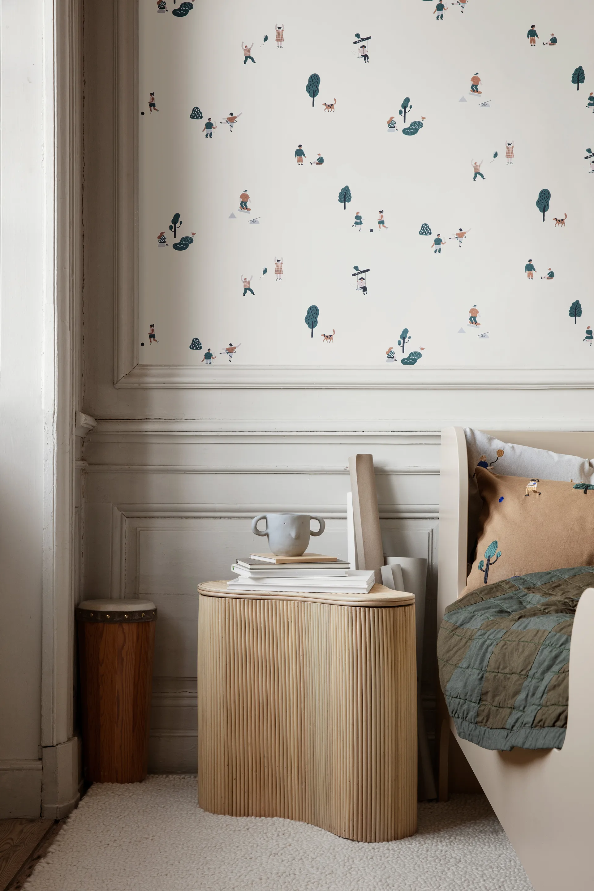 Isola bijzettafel met opbergruimte, Natural Ferm Living