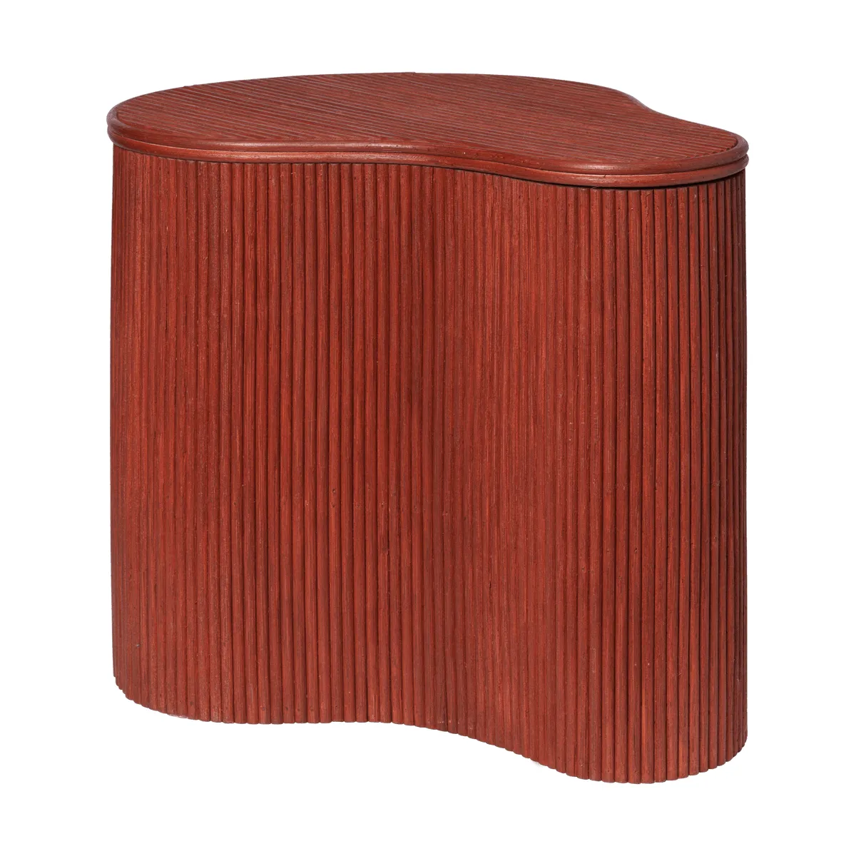 Isola bijzettafel met opbergruimte, Oxide red Ferm Living