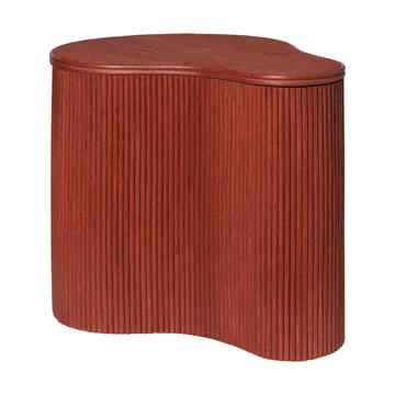Isola bijzettafel met opbergruimte - Oxide red - Ferm Living