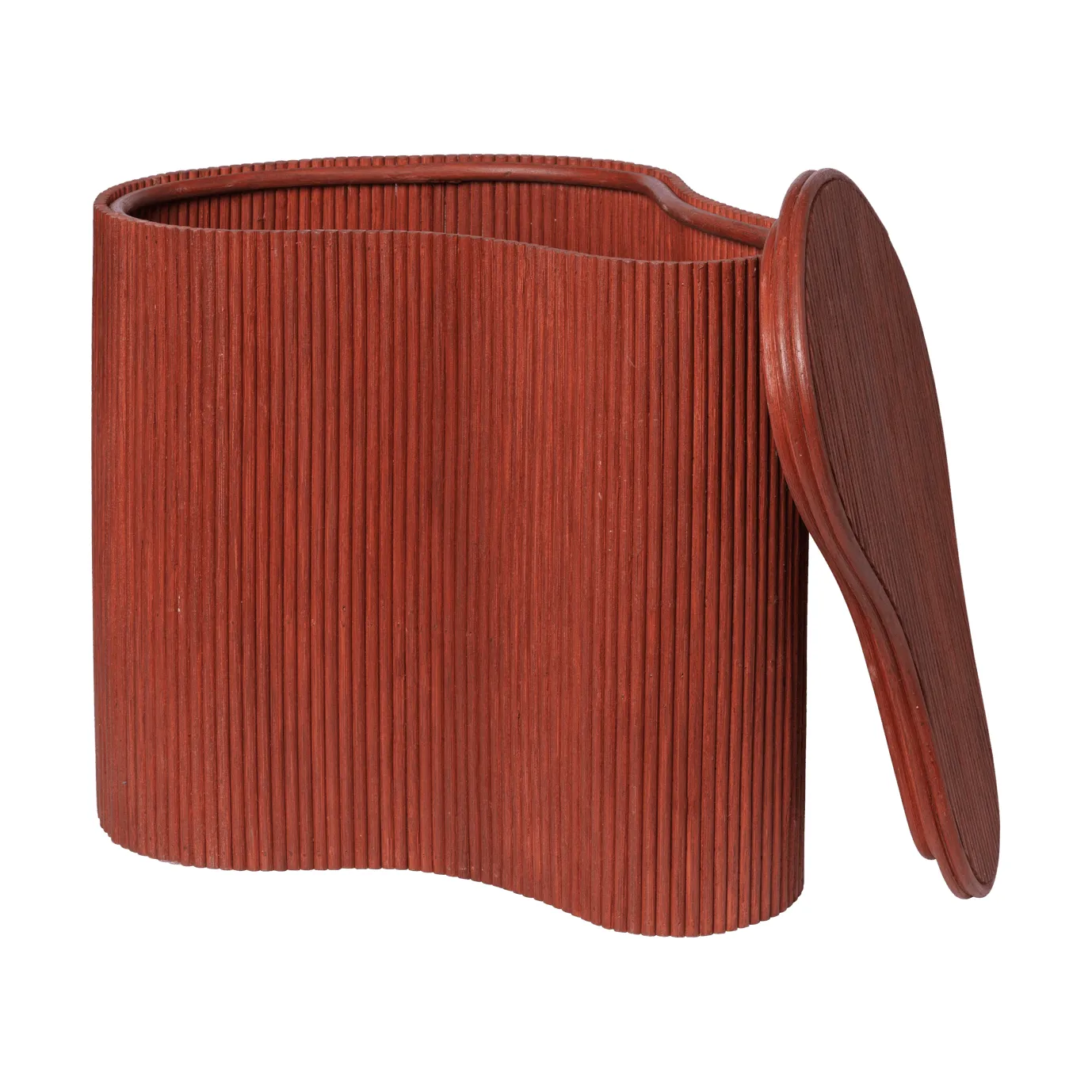 Isola bijzettafel met opbergruimte, Oxide red Ferm Living