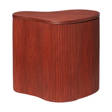 Isola bijzettafel met opbergruimte - Oxide red - Ferm Living
