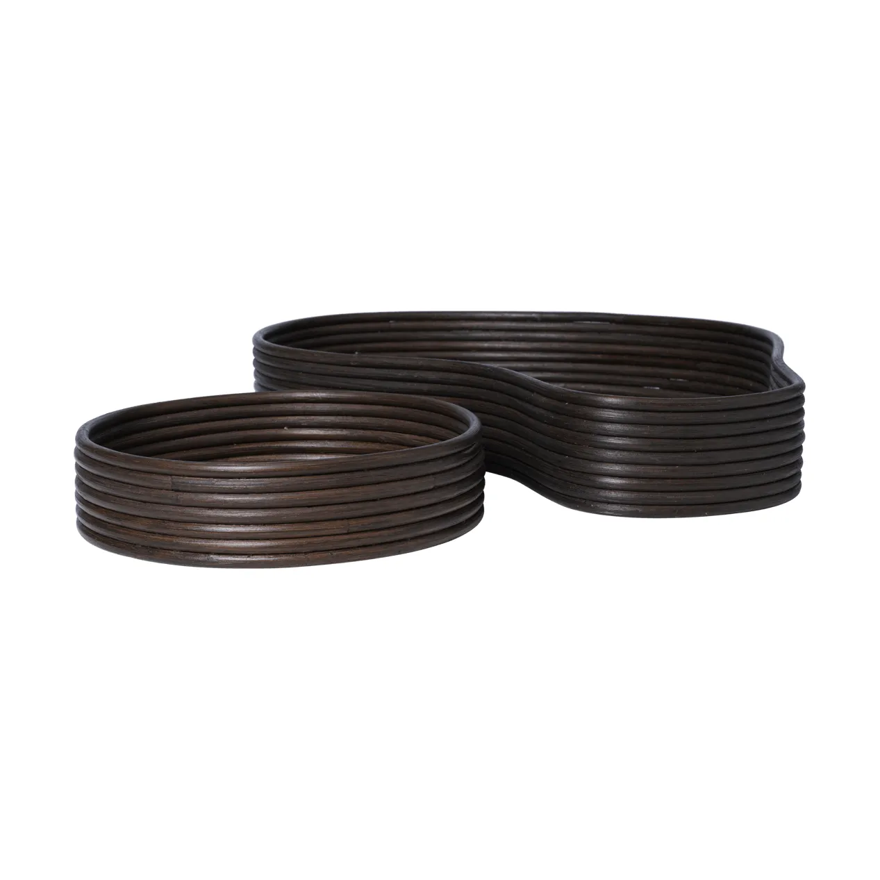 Isola dienbladen 2 delen, Dark stained Ferm Living