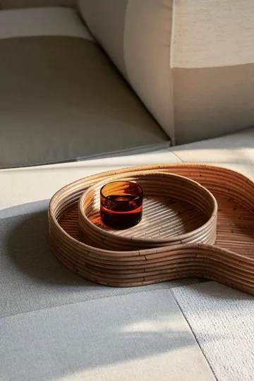 Isola dienbladen 2 delen - Natural Stained - Ferm Living