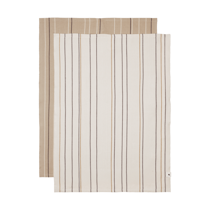 Ito keukenhanddoek 50x70 cm 2-pack - Parchment-cashmere - Ferm Living