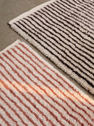 Kami vloerkleed - Off white-coffee, 120x180 cm - Ferm Living