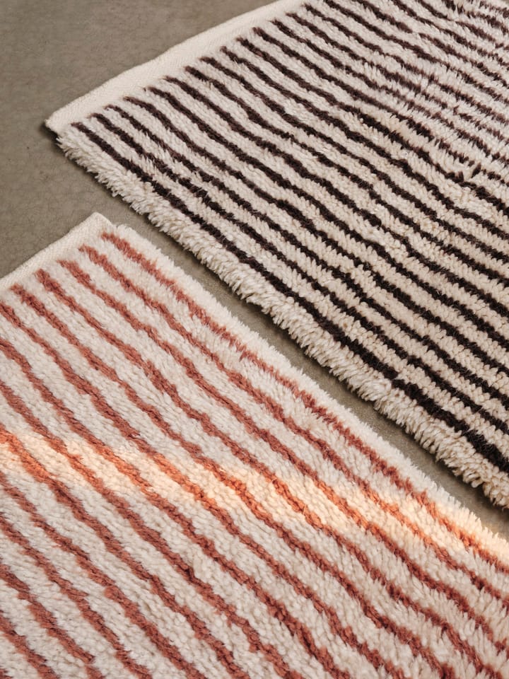 Kami vloerkleed, Off white-coffee, 120x180 cm Ferm Living