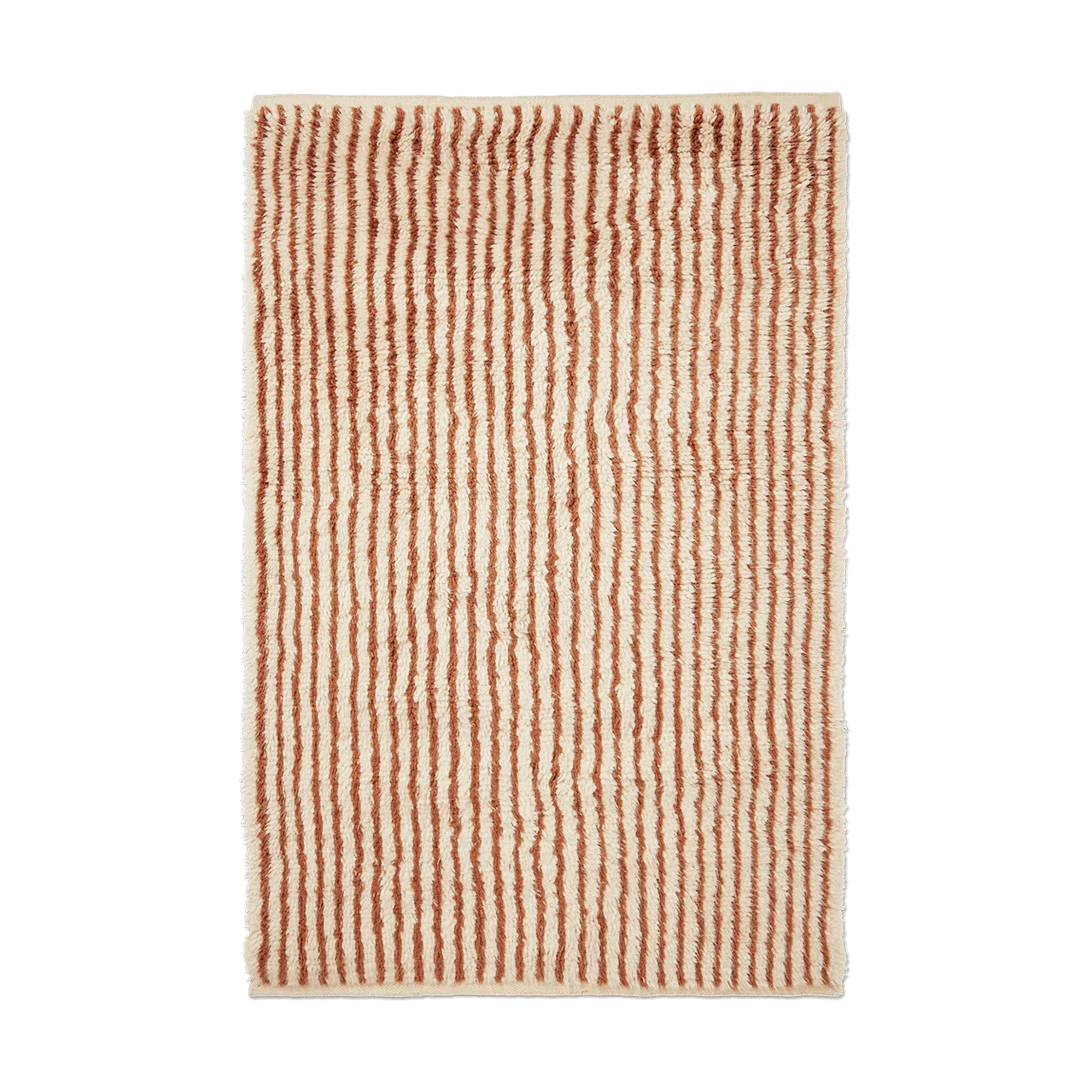 Kami vloerkleed, Off white-red brown, 120x180 cm Ferm Living