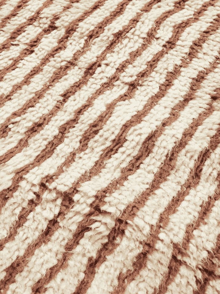 Kami vloerkleed, Off white-red brown, 80x120 cm Ferm Living