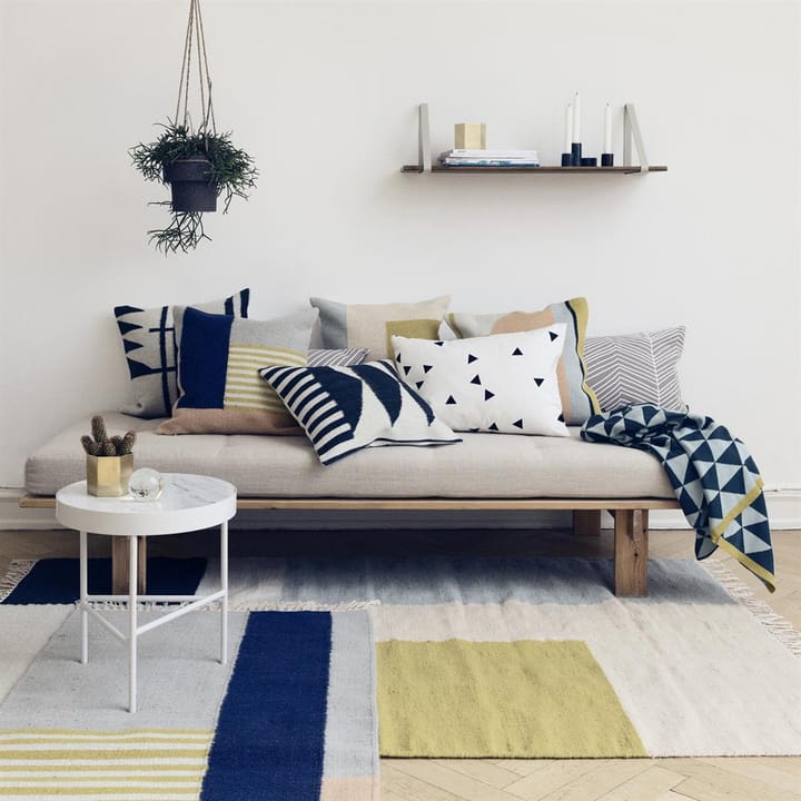 Kelim vloerkleed groot - vierkanten - ferm LIVING