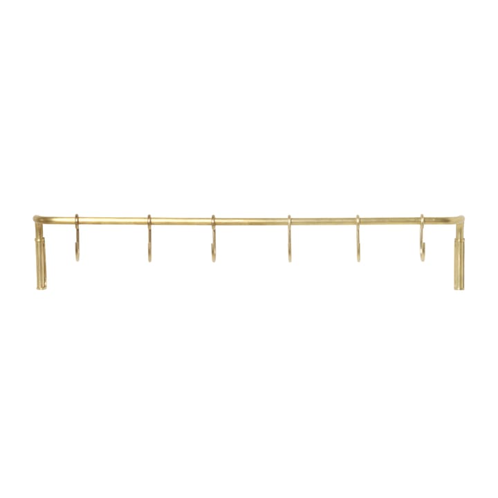 Kitchen keukenstang met 6 st. haken - Messing - Ferm Living