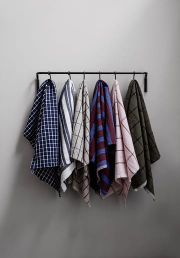 Kitchen keukenstang met 6 st. haken - Zwart messing - Ferm Living