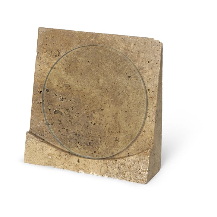 Klint lijst 18x18 cm - Beige travertijn - ferm LIVING
