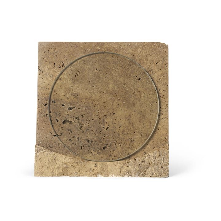 Klint lijst 18x18 cm - Beige travertijn - ferm LIVING
