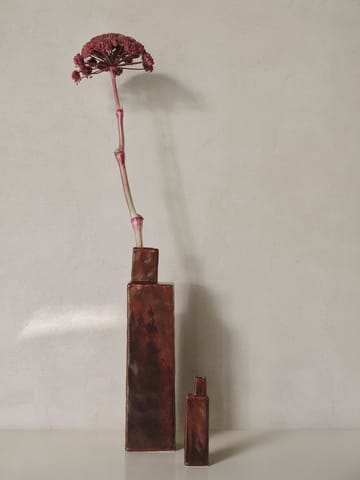 Koa vaas H40 - Red brown - Ferm Living