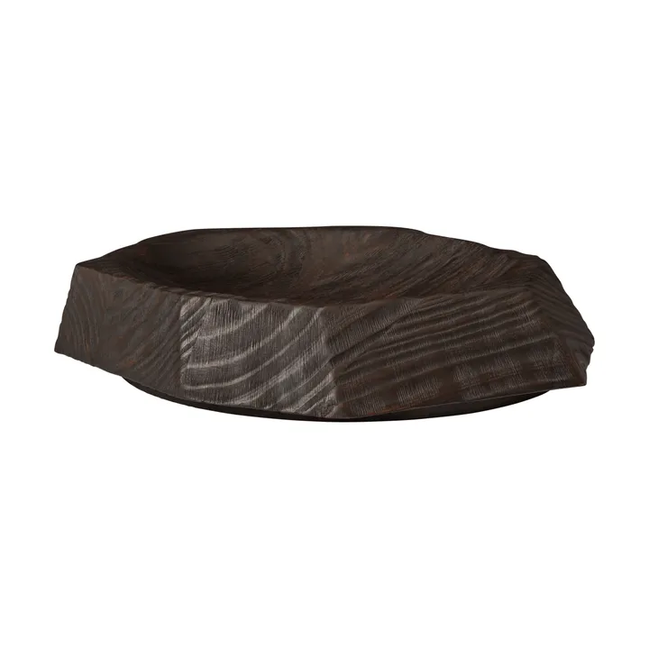 Koh centrepiece decoratieschaal - Dark brown, 35 cm - Ferm Living