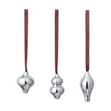 Komo decoratiehanger 3 delen - Zilverkleurig - Ferm Living