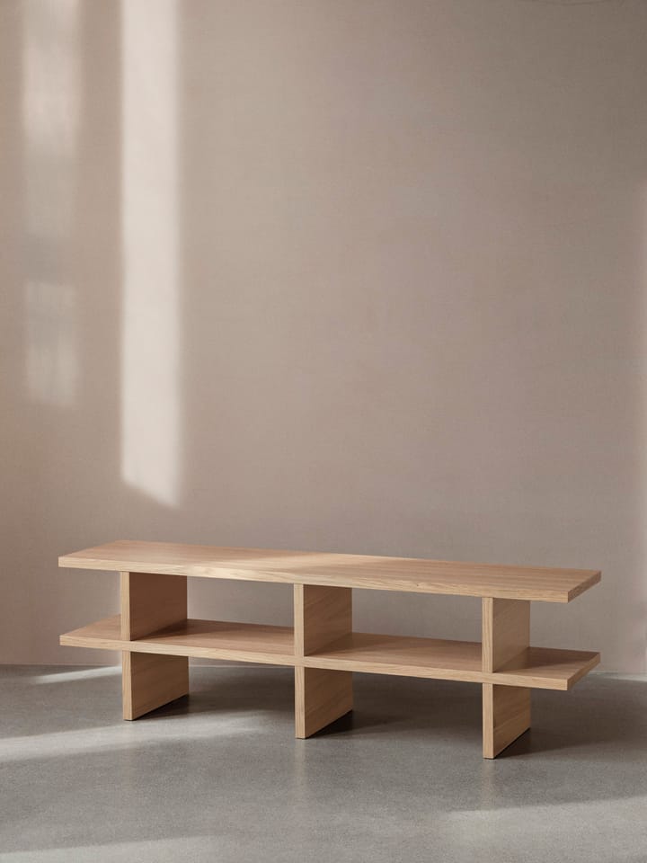Kona bankje, Oak natural veneer Ferm Living