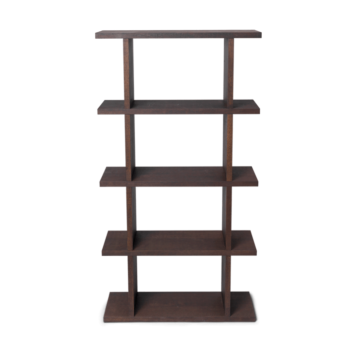 Kona boekenkast 1x4 - Dark stained - Ferm Living