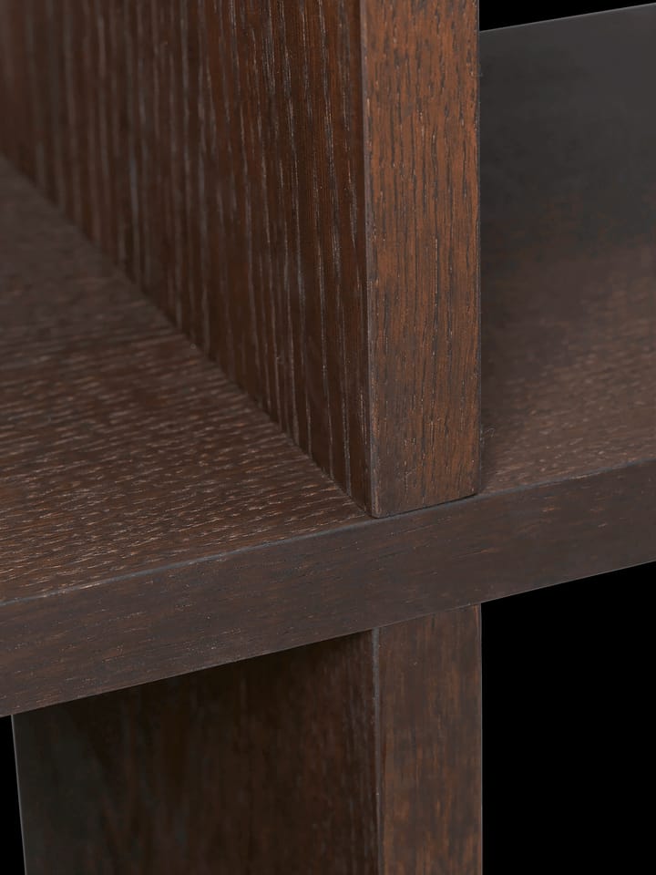 Kona boekenkast 2x2, Dark stained Ferm Living