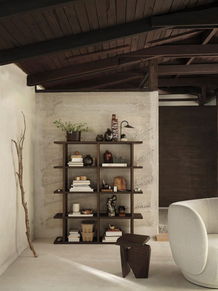 Kona boekenkast 2x4, Dark stained Ferm Living