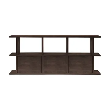 Kona boekenkast 3x2 - Dark stained, inkl 3 skåpsinsatser - Ferm Living