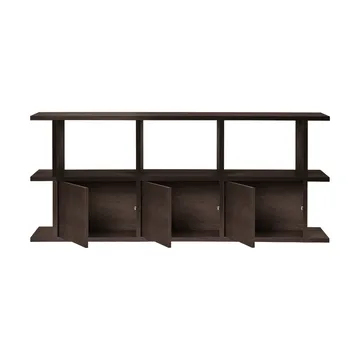 Kona boekenkast 3x2 - Dark stained, inkl 3 skåpsinsatser - Ferm Living